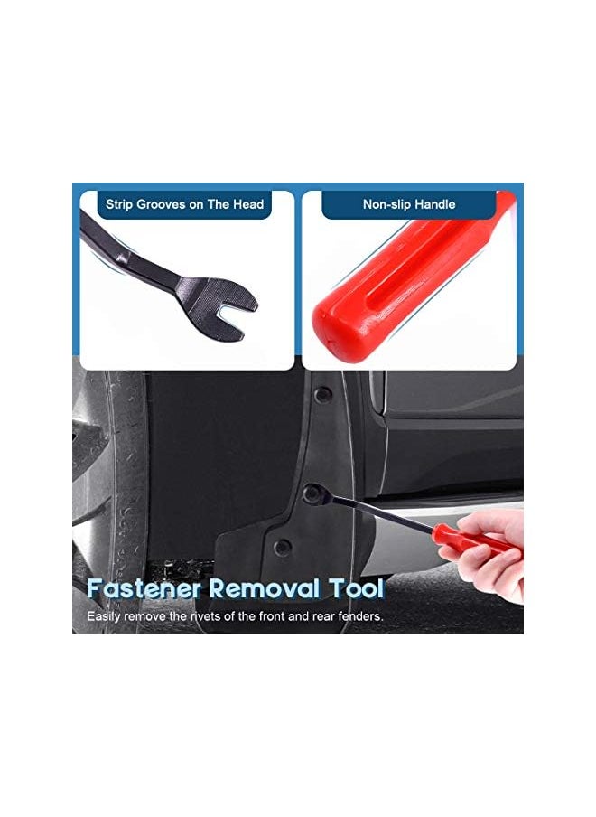 Glarks - 42Pcs Plastic Rivet Gun Set, Fastener Removal Tool and Universal Pop Rivet Assortment Set for Installing and Removing Car Door Panel and Upholstery Clips - Image 1