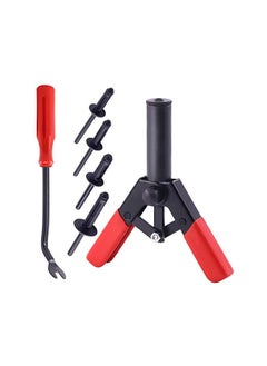 Glarks 42Pcs Plastic Rivet Gun Set, Fastener Removal Tool and Universal Pop Rivet Assortment Set for Installing and Removing Car Door Panel and Upholstery Clips  - Image 2