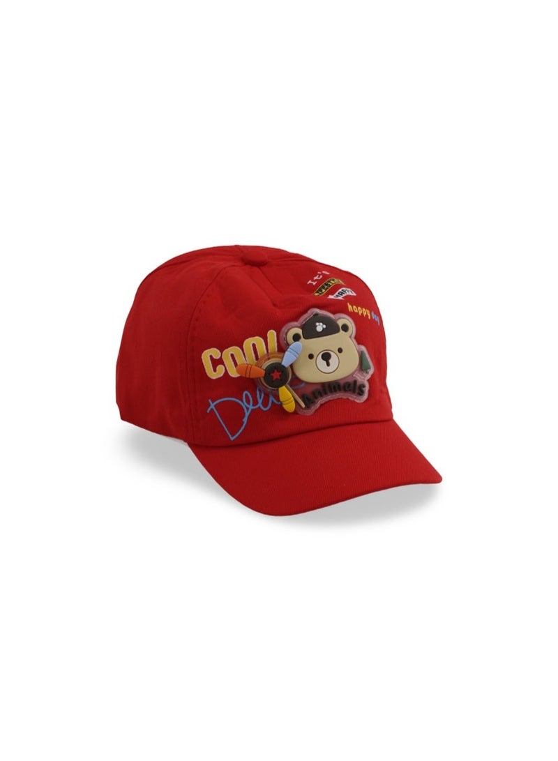 Fancy Boys Cotton Cap – Cool Animals Design - Image 1