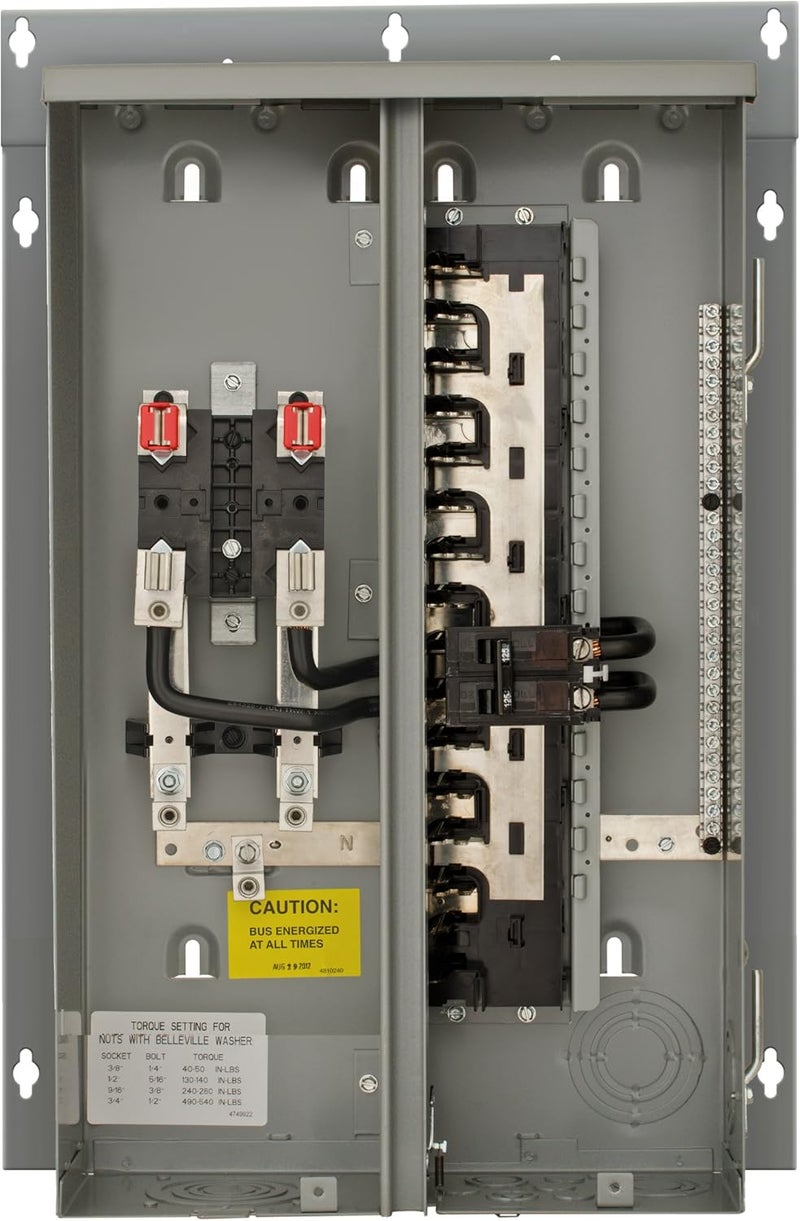 SIEMENS Siemens MC1224B1100EFC 100Amp Flush Mount 12 Space 24 Circuit Meter Load Center Combination with Ring Type Cover  - Image 1