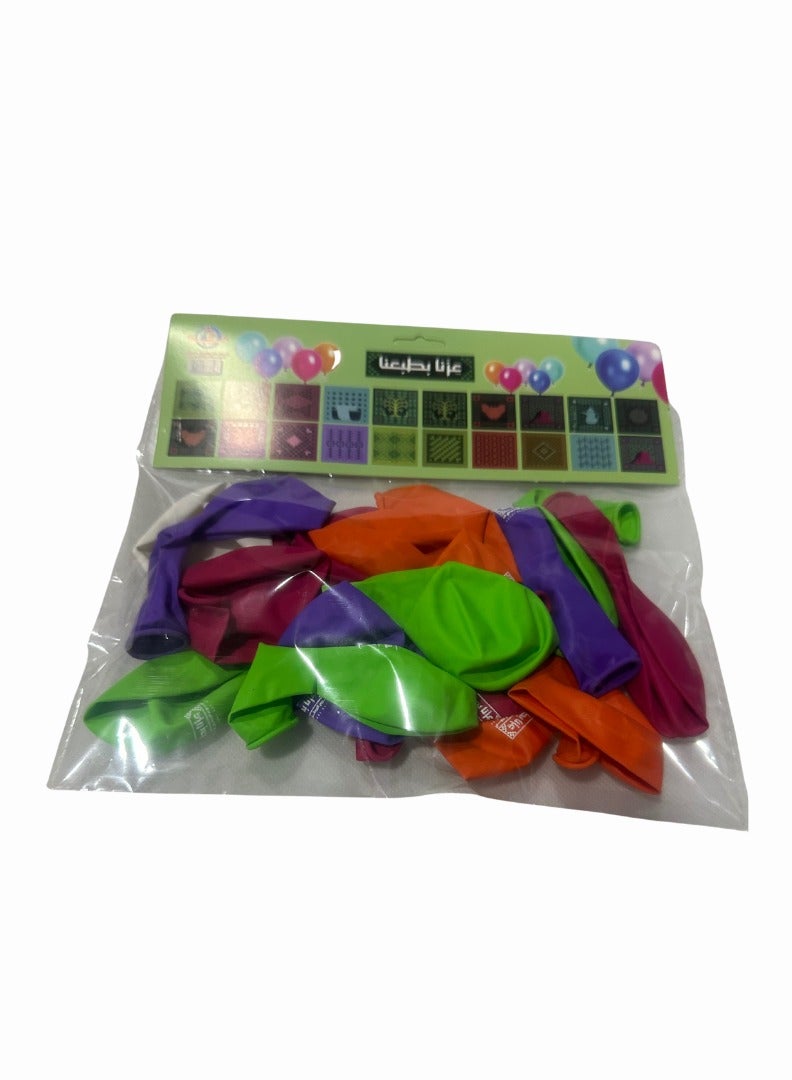 National Day Balloons – 20 Pieces, 5 Colors Our Pride in Our Identity - Image 3