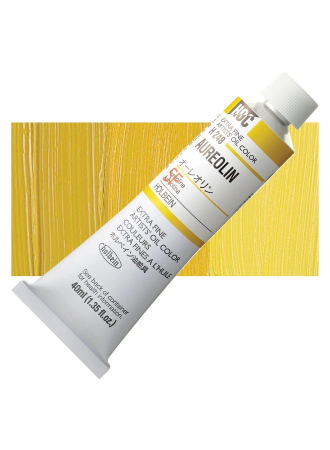 Holbein Artists' Oil Colors , 40ml -  Aureolin - Image 2