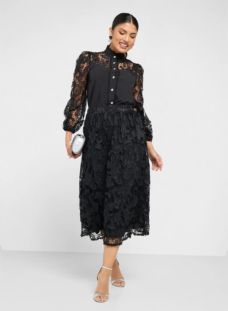 ELLA Lace Top & Skirt Set