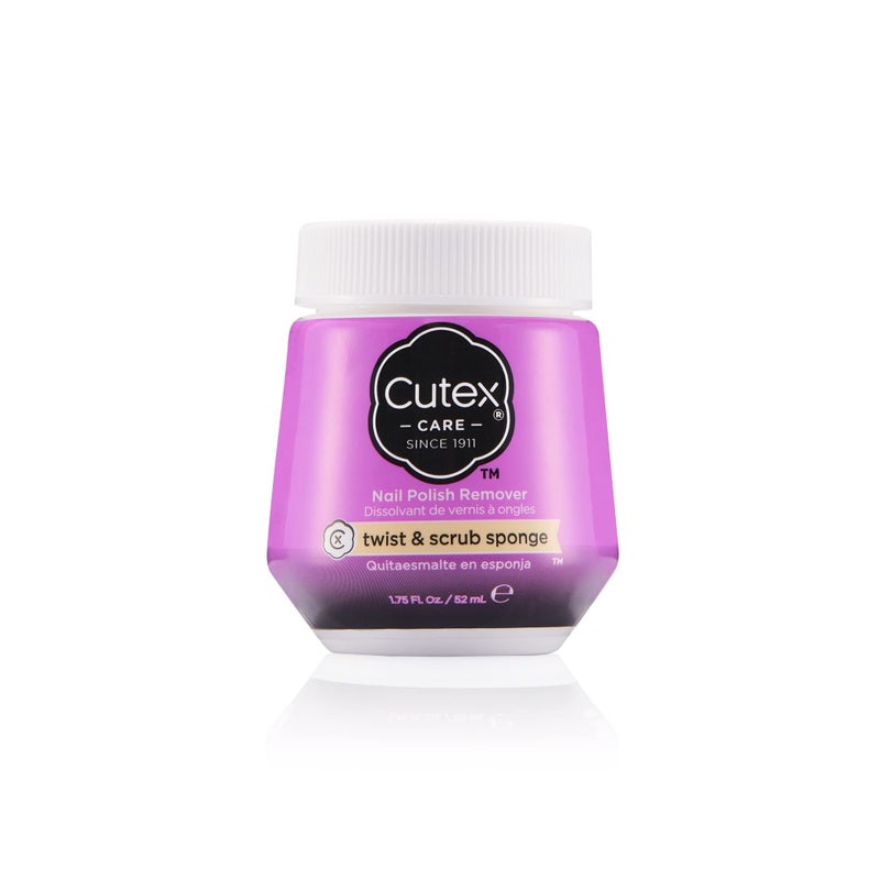 Cutex Twist & Scrub Remover Jar, 2 fl oz (59 ml) - Image 1