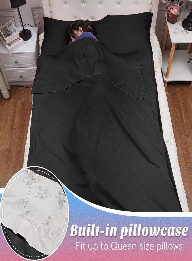 Irenare Self Tan Sleep Sack Reusable Body Self Tanners Lightweight Breathable Tanning Sleeping Sack for Bed Travel Sleeping Bag(Black - Image 2