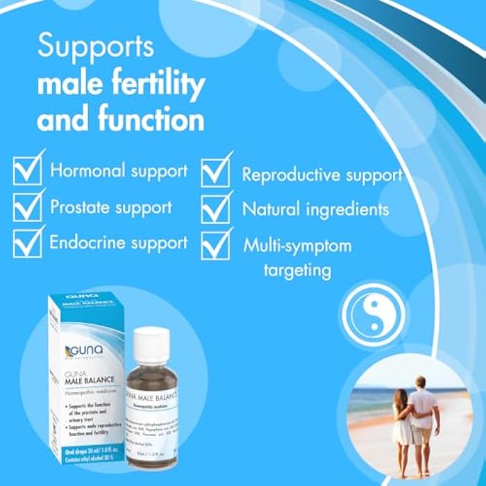 Guna Male Balance Homeopathic Prostate Support, Urinary Tract Support - 1 Ounce - Image 3