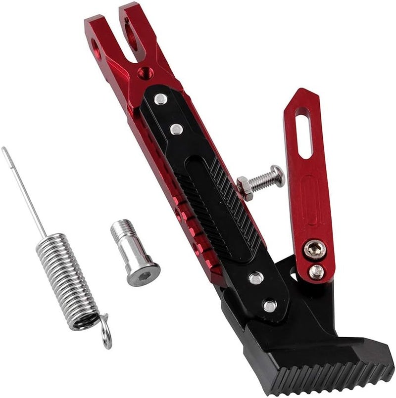 CYSKY Adjustable Motorcycle Kickstand Tripod Holder - Universal Aluminum Side Stand for Motor Scooters - Image 3