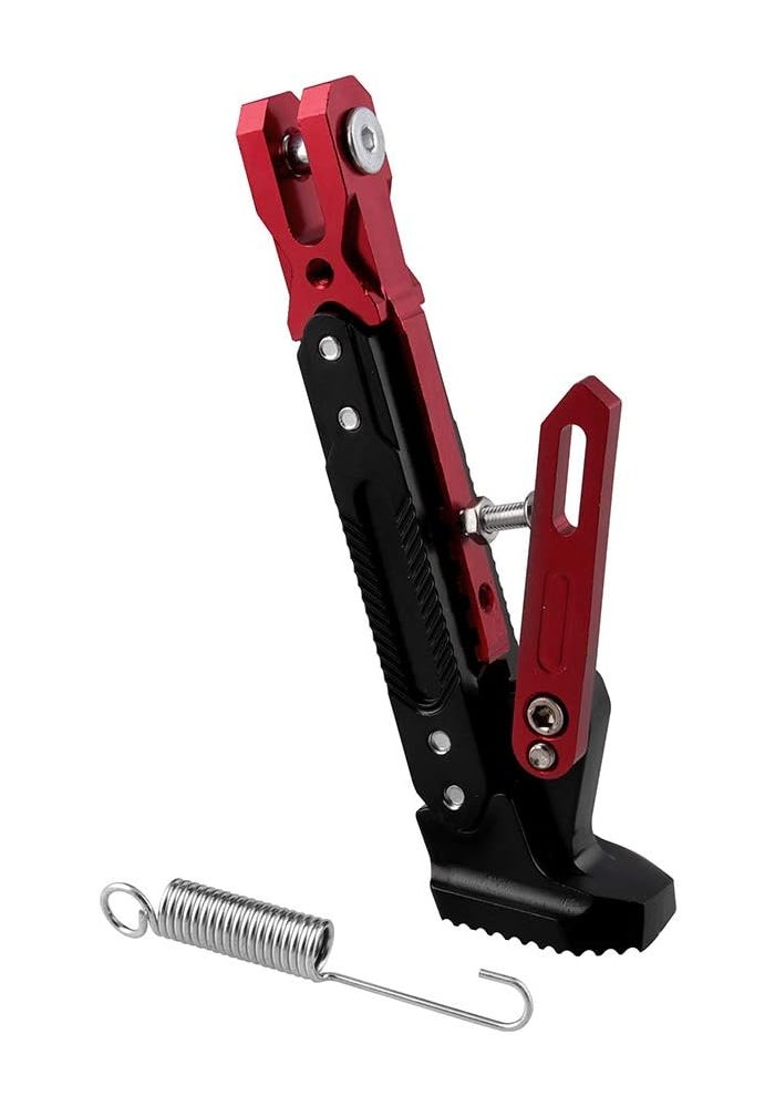 CYSKY Adjustable Motorcycle Kickstand Tripod Holder - Universal Aluminum Side Stand for Motor Scooters - Image 1