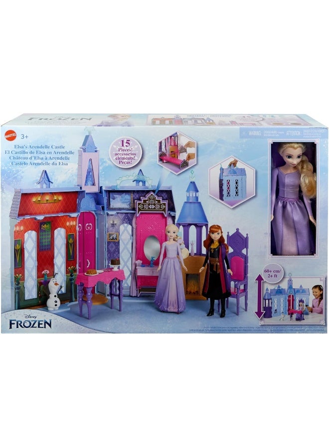 Disney Frozen Arendelle Castle with Elsa Doll - Image 1