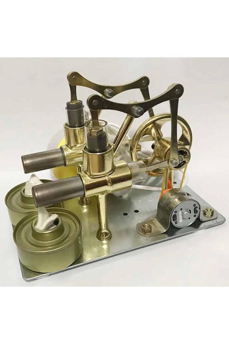 محرك ستيرلينغ متوازن، نموذج مصغر، تكنولوجيا الطاقة البخارية، توليد الطاقة العلمية، مثال