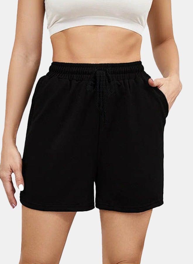 Nileton Plain Basic High-Rise Shorts  - Image 1
