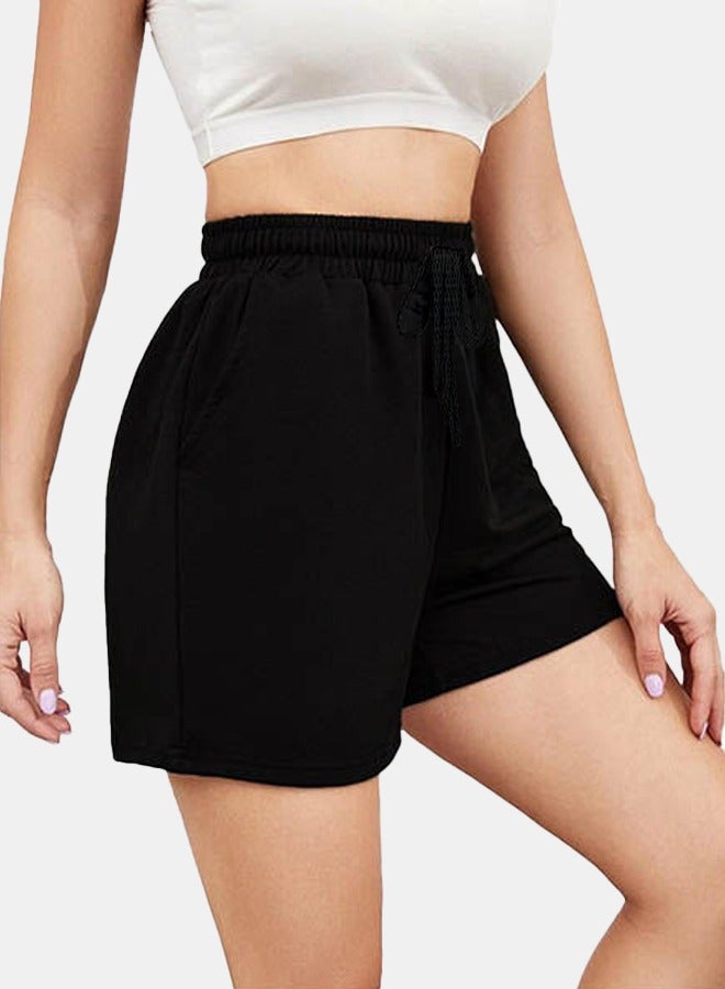 Nileton Plain Basic High-Rise Shorts  - Image 2