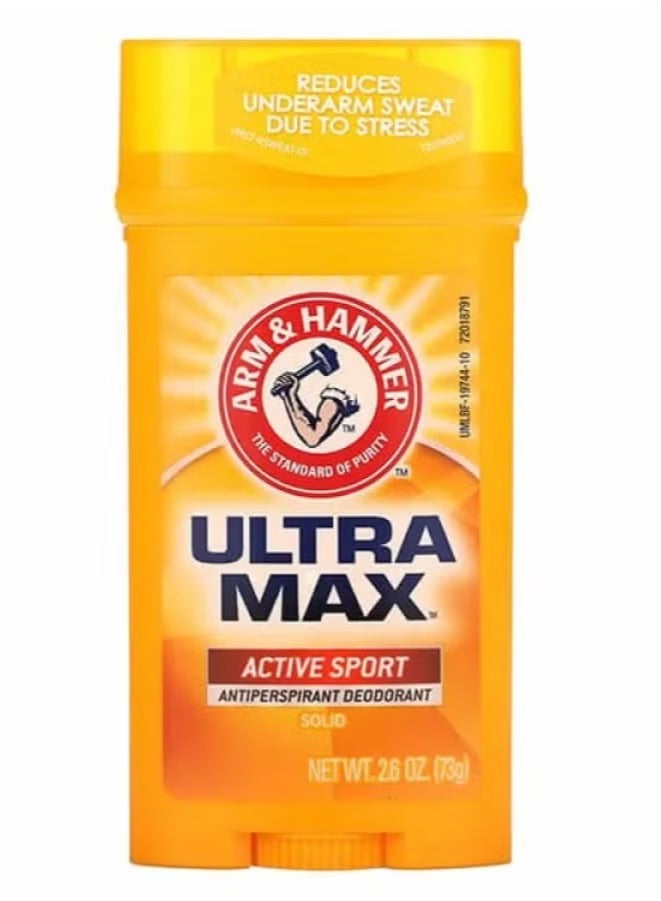 Arm & Hammer Ultra Max Active Sport Antiperspirant Deodorant 73 ml