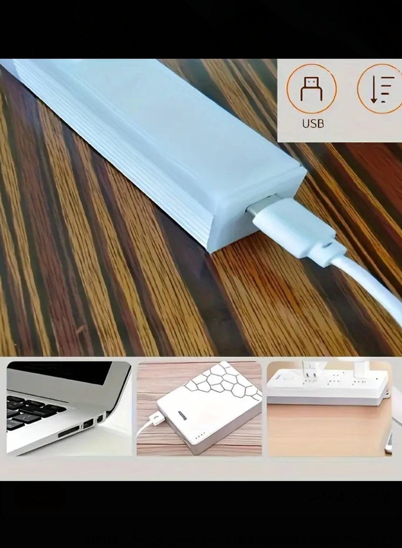 أميناك مستشعر حركة تحت الخزانة، ضوء ليلي لاسلكي LED أبيض دافئ، 20 سم - Image 5