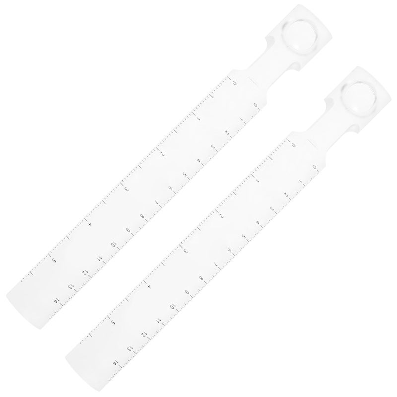 4 pcs Drawing Ruler Tool Scale Drawing Ruler Portable Ruler Clear Straight Ruler - Image 5