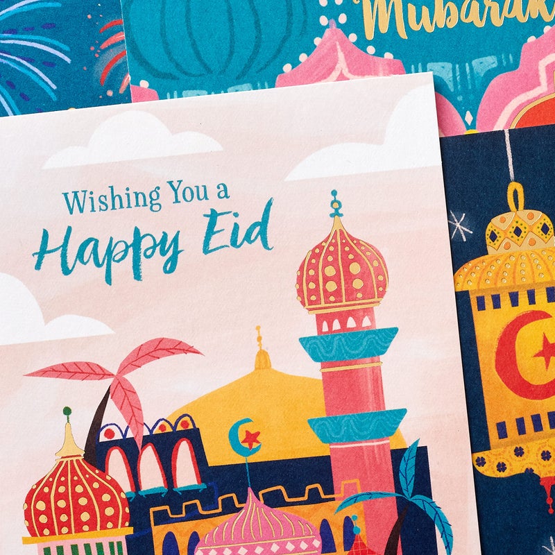 Hallmark Eid al-Fitr or Eid Al-Adha Cards Assortment  Eid Mubarak (16 Cards with Envelopes) (5EIR1001) - Image 5