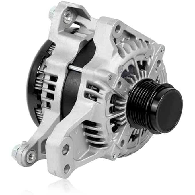 CNYGO 1042110261 Alternator Compatible with 2017 2018 2019 2020 GMC Acadia, 2017-2020 Cadillac XT5, 2020 Cadillac XT6, 2019-2022 Chevy Blazer V6 3.6L 12V 170A High Output 6-Groove Pulley C/W 104211-0261 - Image 1