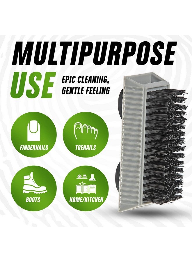 Grip Clean Hand Cleaner For Auto Mechanics Heavy Duty Pumice Soap + Fingernail Brush Tool Shop Garage Commercial All Natural Men Women Grit Cleansing Sensitive Skin (32Oz Pump Top + Brush) - Image 5