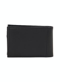 TOMMY HILFIGER Men's Eton Small Sleek Bifold Leather Wallet, Black  - Image 3