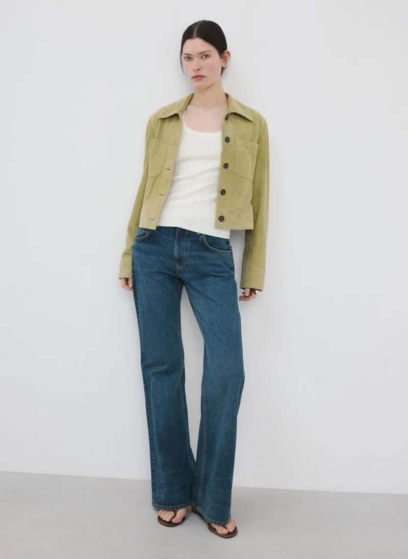 مانجو Round-neck knitted top