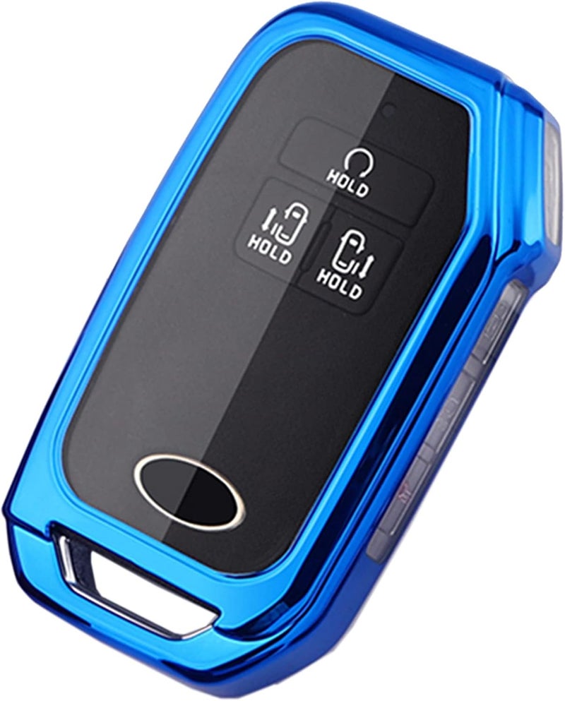 Muxkenper Key Fob Cover for Kia Models - Blue - Image 4