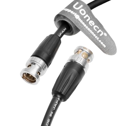 Uonecn 12G HD SDI Video Coaxial Cable BNC Male to Male for 4K Video Camera 39'' - Image 2