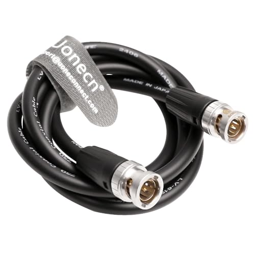 Uonecn 12G HD SDI Video Coaxial Cable BNC Male to Male for 4K Video Camera 39'' - Image 1
