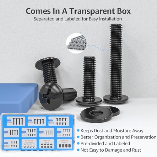 MOUNTUP Universal TV Mounting Hardware Kit Fits Most LED LCD OLED 4K TVs, Includes M4 M5 M6 M8 TV Screws, Spacers, Washers for TVs/Monitor Mounting up to 80 inches, MU0041 - Image 3