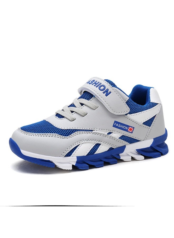 NIBEMINENT Kids'  Mesh Fashion Casual Shoes for Boy Blade Sole Anti Slip Wear-Resistant Children's School Sneakers - Image 1