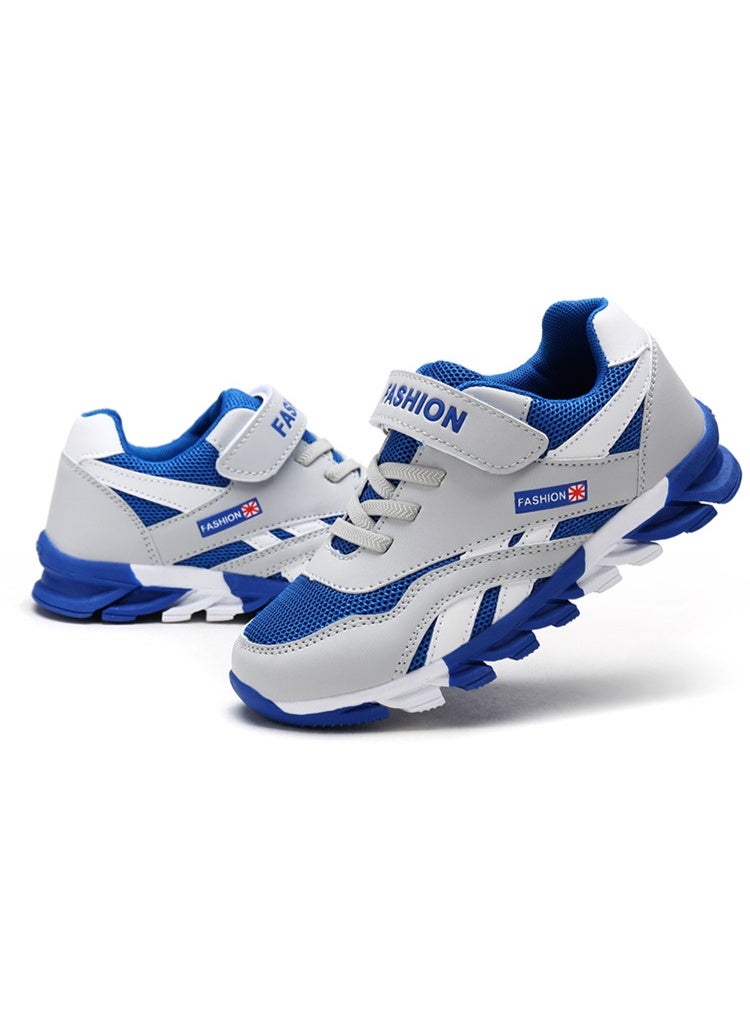 NIBEMINENT Kids'  Mesh Fashion Casual Shoes for Boy Blade Sole Anti Slip Wear-Resistant Children's School Sneakers - Image 2