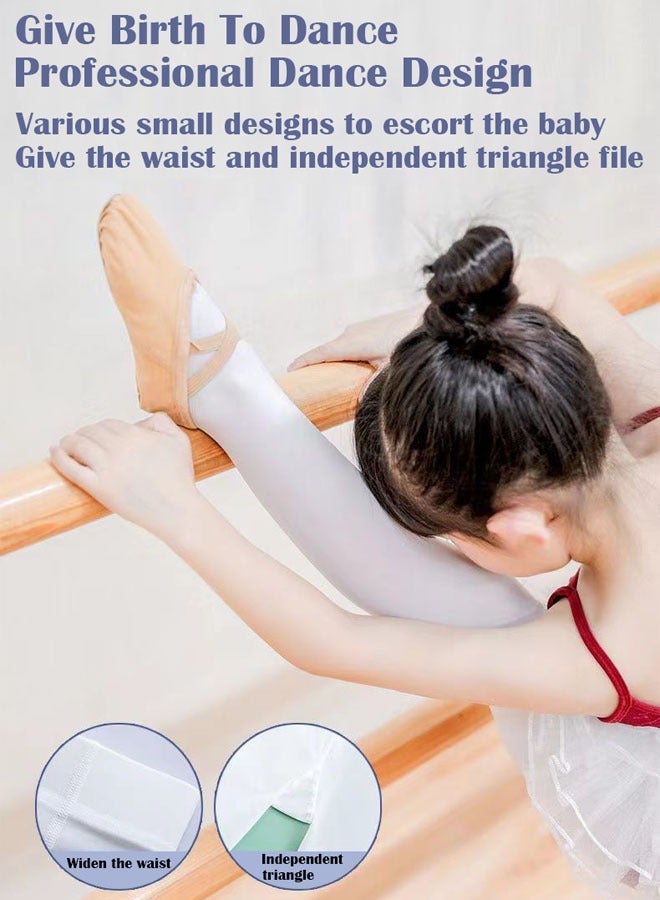 ZCM-HAPPY 4 Pairs Little Girls Pantyhose Velvet Dance Socks  - Image 2