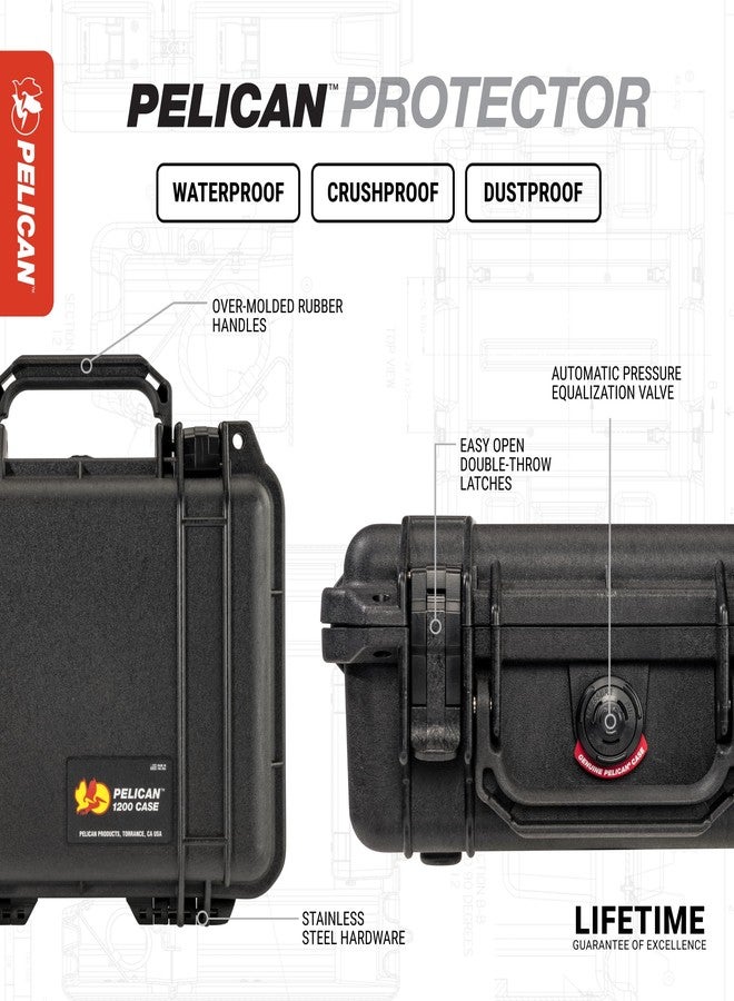 Pelican 1200 Case With Foam (OD Green) - Image 4