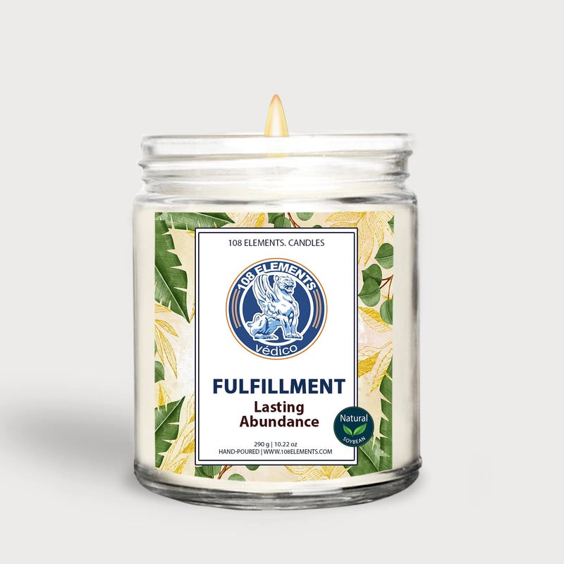 108 ELEMENTS Fulfillment Lasting Abundance Soy Wax Candle 
