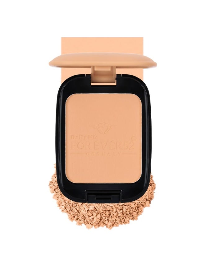 Daily Life Forever52 Wet & Dry Matte Compact | 2-in-1 Powder for All Skin Types | With Sponge & Mirror | Long-Lasting, Oil-Control matte Finish Beige -12g - Image 1