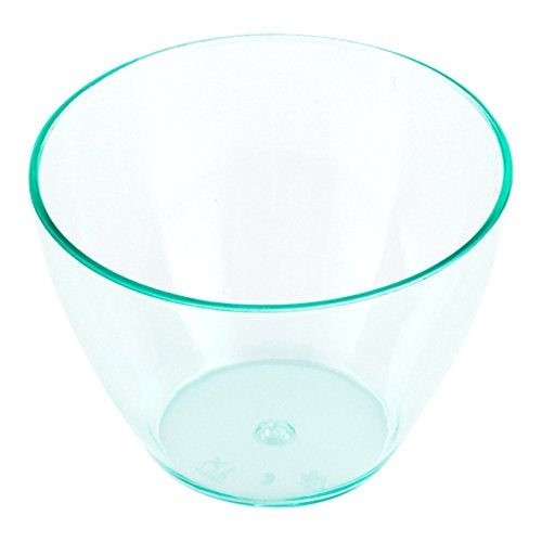 Restaurantware-2 Ounce Mini Tasting Bowls, 100 Round Bowls- Disposable, Heavy-Duty, Seagreen Plastic Dessert Bowls, For Weddings Or Catering - Image 2