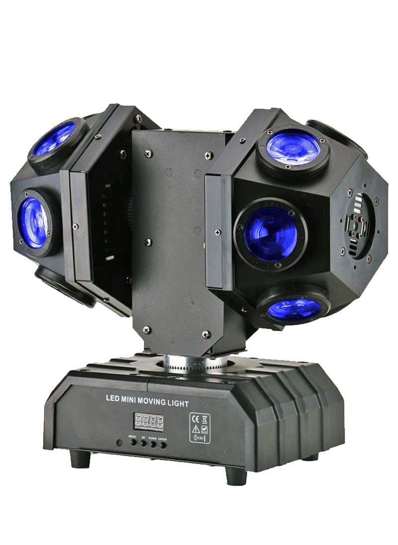 Generic Double head party laser lighting, 12 lenses, 5 LED colors  - Image 1