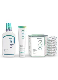 Opalescence Opal by Opalescence Go - (7 Treatments) Gentle Prefilled Teeth Whitening Trays w/Sensivity Toothpaste 4.7 Oz & Mouthwash 15.5 Oz - Hydrogen Peroxide - Cool Mint - Made by Ultradent. 5526-5761-5447-1  - Image 1