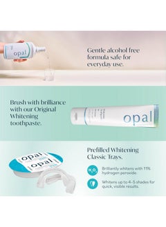 Opalescence Opal by Opalescence Go - (7 Treatments) Gentle Prefilled Teeth Whitening Trays w/Sensivity Toothpaste 4.7 Oz & Mouthwash 15.5 Oz - Hydrogen Peroxide - Cool Mint - Made by Ultradent. 5526-5761-5447-1  - Image 2