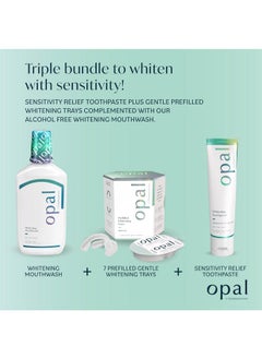 Opalescence Opal by Opalescence Go - (7 Treatments) Gentle Prefilled Teeth Whitening Trays w/Sensivity Toothpaste 4.7 Oz & Mouthwash 15.5 Oz - Hydrogen Peroxide - Cool Mint - Made by Ultradent. 5526-5761-5447-1  - Image 4