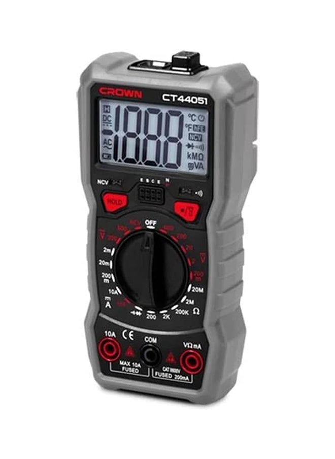 Crown - Digital Multimeter 600 Volt - B3 Ct44051 Gray - - Image 1