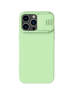 CamShield Silky Magnetic Silicone Case For iphone 14 Pro - Mint Green