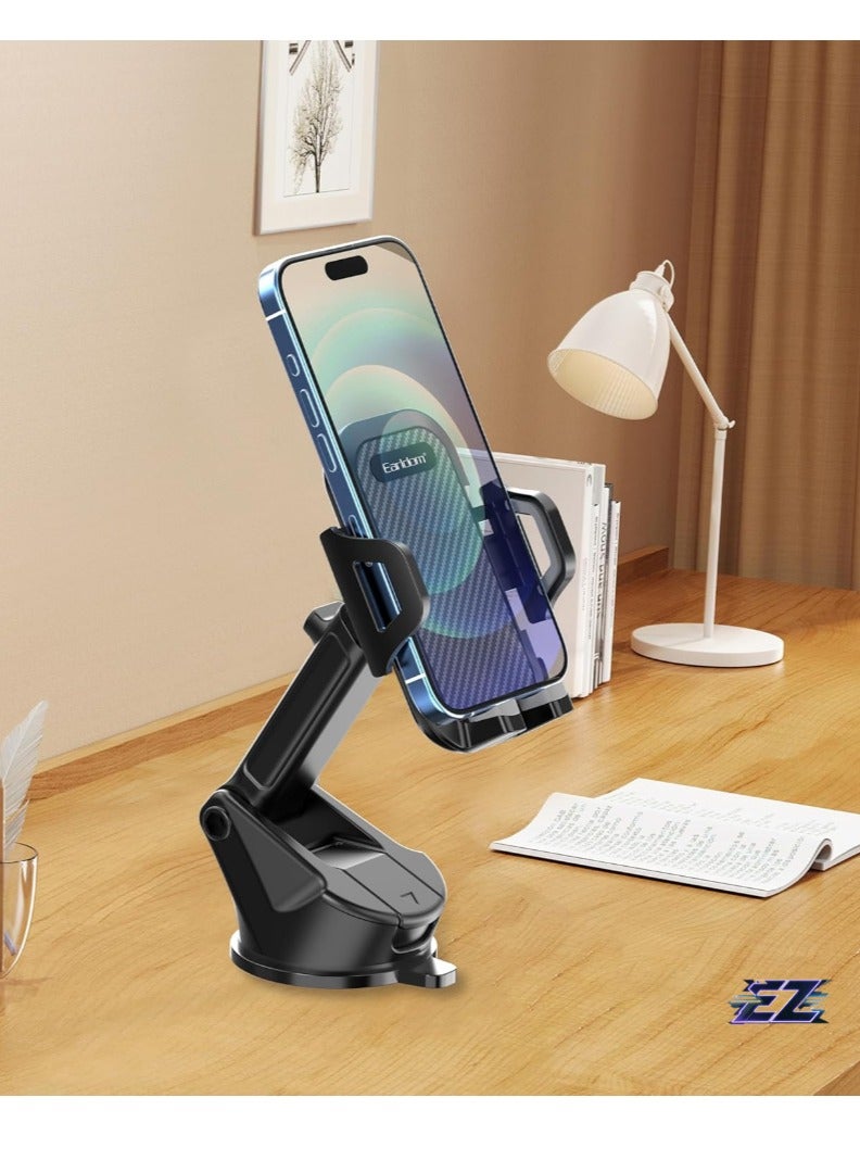 ELTRAZONE Universal Car Smartphone Holder – Adjustable and Secure Mount for Easy Hands-Free Use, Compatible with All Phones - Image 4