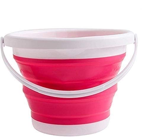 PATTAR Collapsible Foldable Silicone Circle Buckets for FishingCar WashingAll Other HomeGarden Activities Multicolour 10L - Image 4