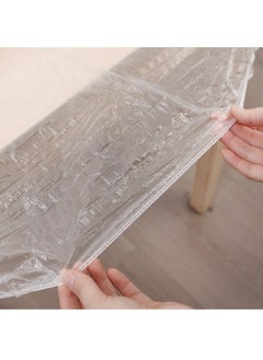Generic 10pcs Disposable Elastic Plastic Table Cover for Table Top Oil-Proof and Anti-Dirt  - Image 5