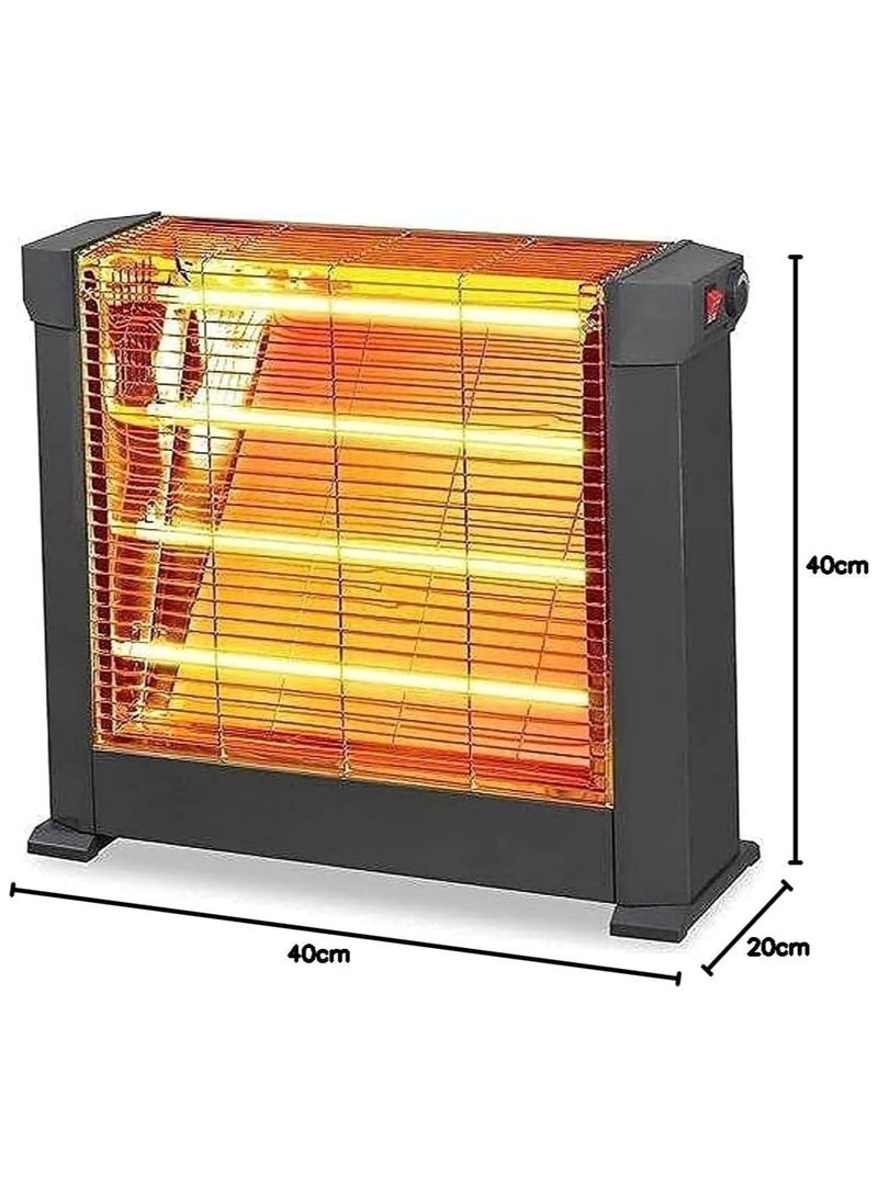 Kumtel KH-2760 Ultra Halogen Heater 4 Fins, 2200 Watt - Image 2