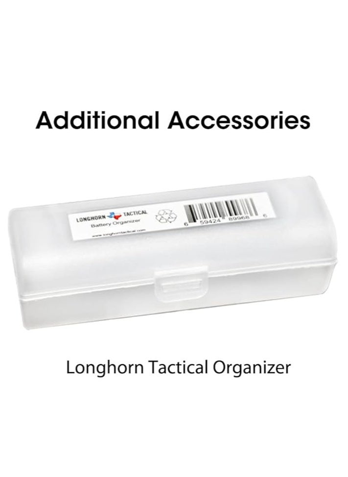 fenix - Fenix HT30R LEP Flashlight, 1640 Yards Ultra Long Throw, USB-C Rechargeable, with LumenTac Organizer - Image 1