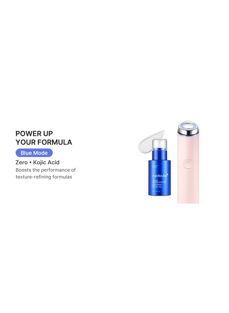 Medicube Mini Booster Pro Plus | Facial Device for Radiant, Calming, and Bouncy-Looking Skin | Red, Blue, Purple 3-Mode | Portable Korean Skincare Device, At Home Care | Pink - Image 4