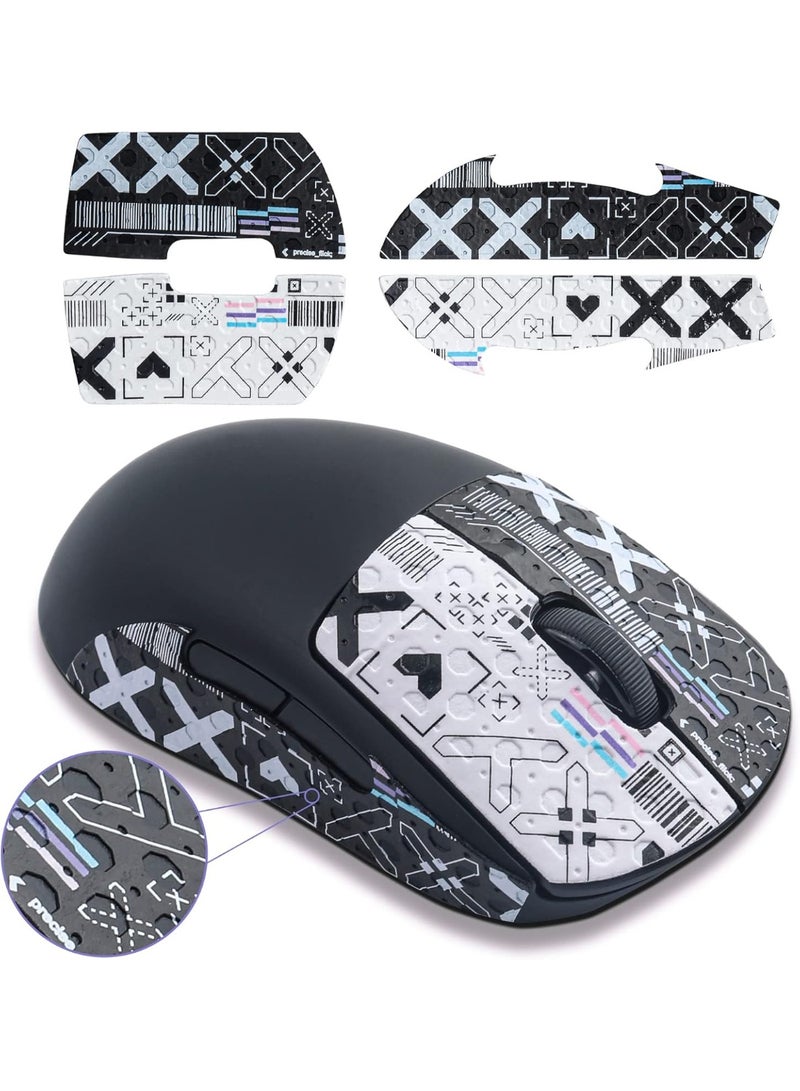 شريط تثبيت الماوس متوافق مع ماوس Logitech G Pro Superlight، ذاتي اللصق، مقطوع مسبقًا، مقاوم للعرق، طقم ترقية احترافي للماوس، للاعبين الأكثر تطلبًا - Image 1