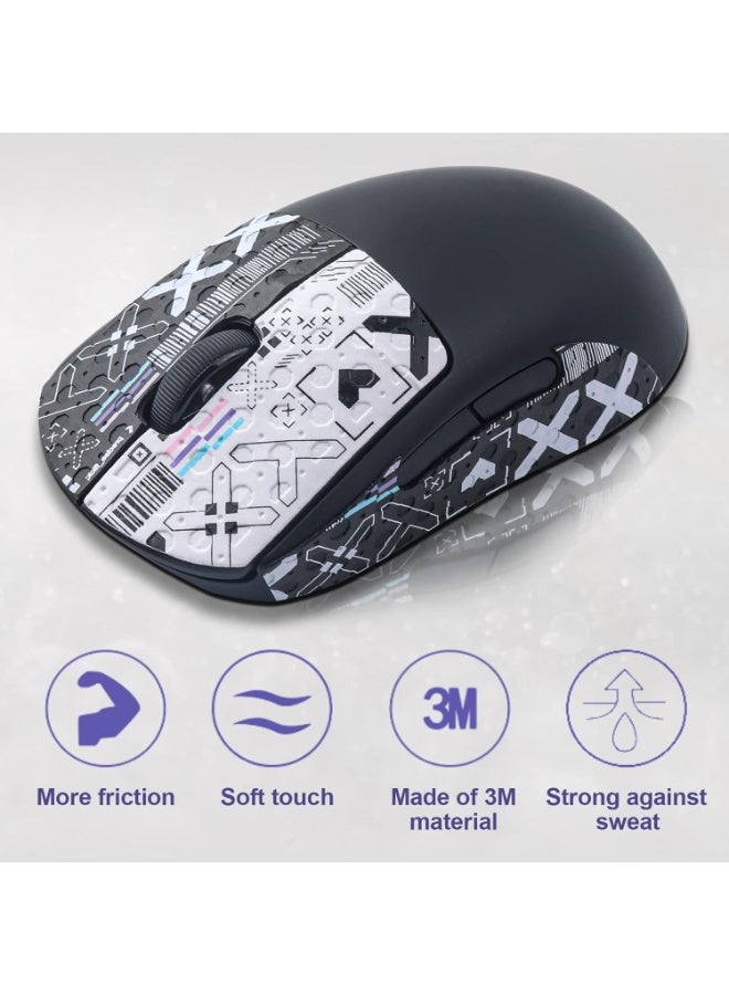 شريط تثبيت الماوس متوافق مع ماوس Logitech G Pro Superlight، ذاتي اللصق، مقطوع مسبقًا، مقاوم للعرق، طقم ترقية احترافي للماوس، للاعبين الأكثر تطلبًا - Image 2