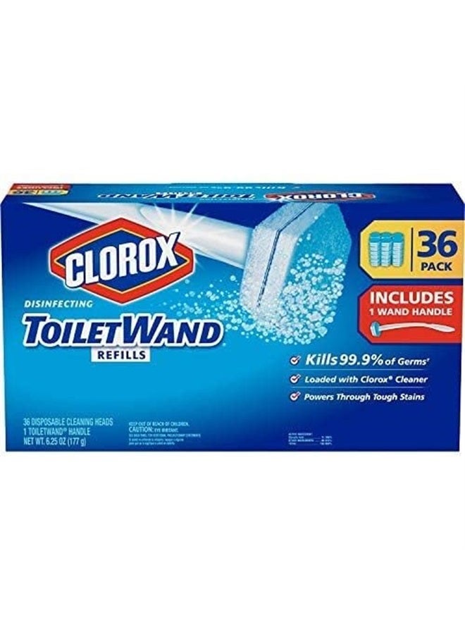 Clorox عبوات إعادة تعبئة المرحاض + نموذج العصا 30814، 36 عدداً (عبوة من 1) - Image 2